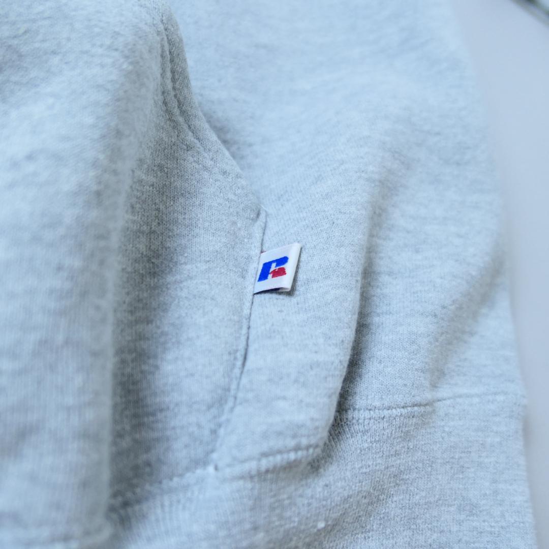 VINTAGE 90-00s XXL Plain Hoodie -Russell Athletic-