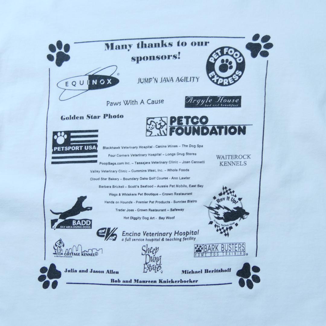 VINTAGE 00s M Promotion Tee -Norcal Golden Retriever Rescue-