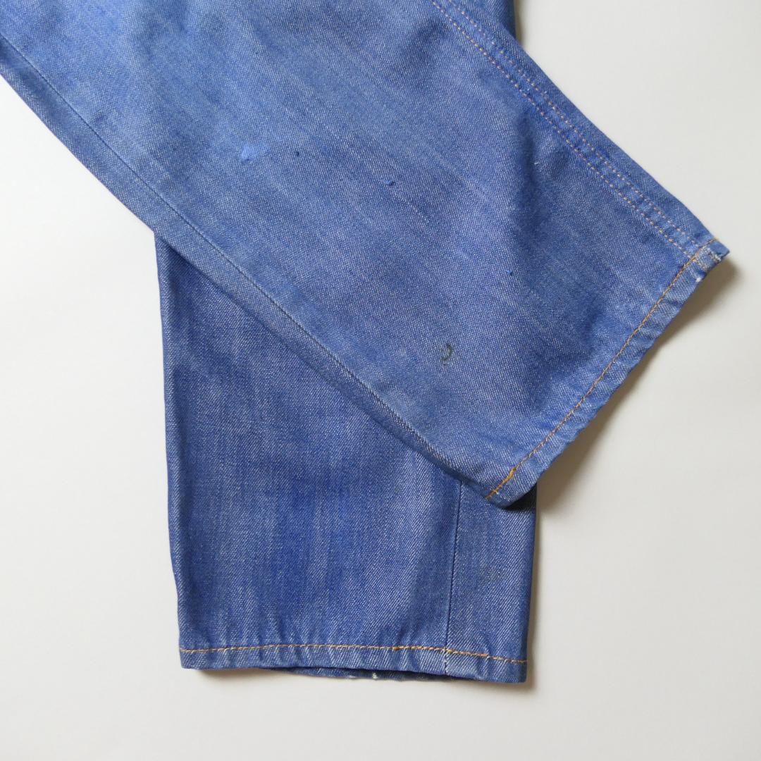 VINTAGE 60s 33×27.5inch 5Pocket Denim Pants -Penny's RANCHCRAFT-