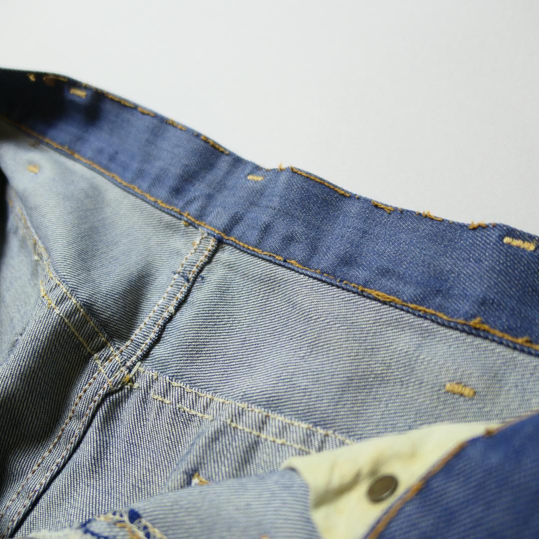 VINTAGE 60s 33×27.5inch 5Pocket Denim Pants -Penny's RANCHCRAFT-