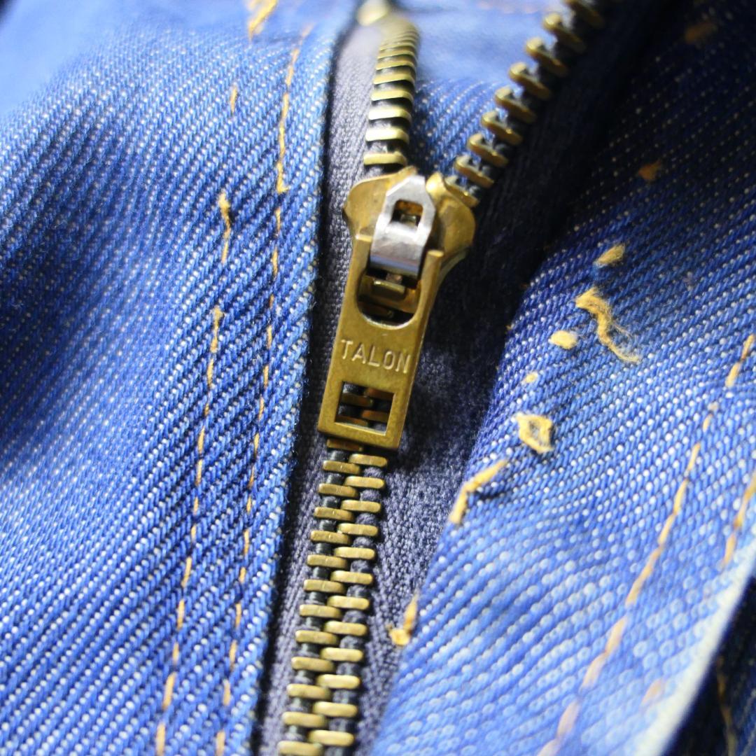 VINTAGE 60s 33×27.5inch 5Pocket Denim Pants -Penny's RANCHCRAFT-