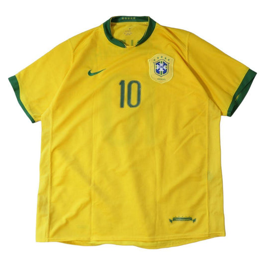 VINTAGE 00s Soccer game shirt -BRAZIL-