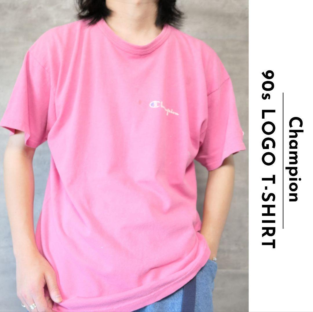 VINTAGE 90s XL Logo T-shirt -Champion-