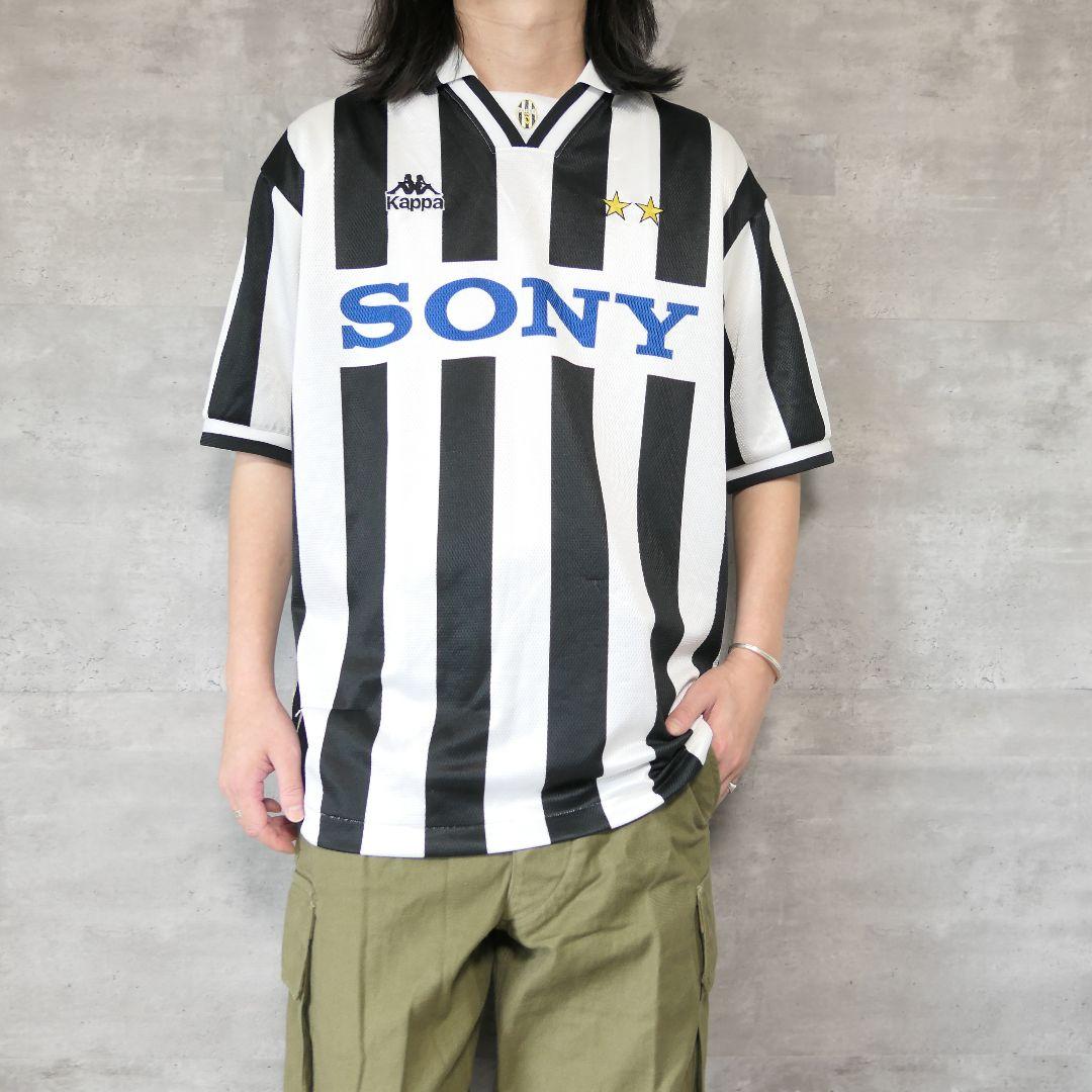 VINTAGE 90s L Soccer game shirt -JUVENTUS-