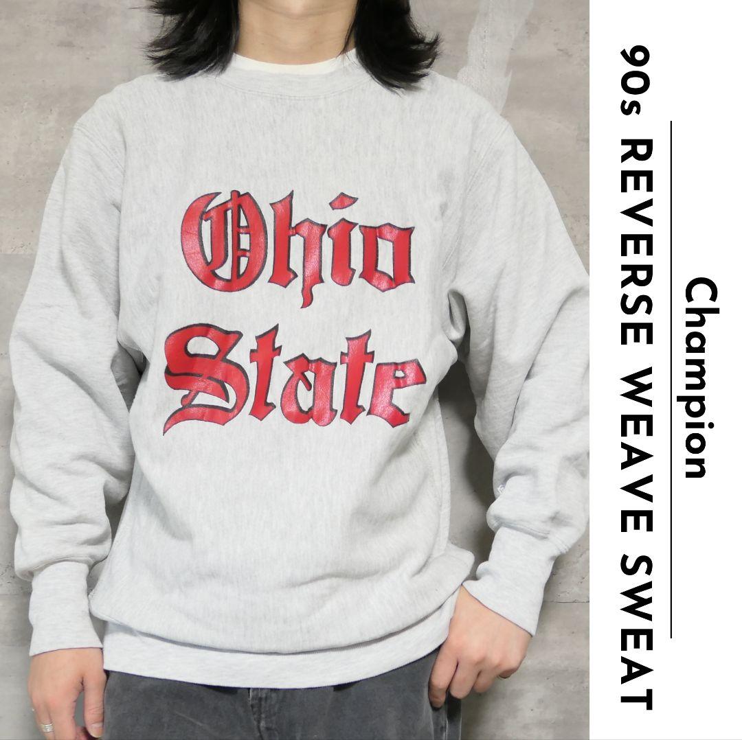 VINTAGE 90s L Reverse weave sweat -Champion-