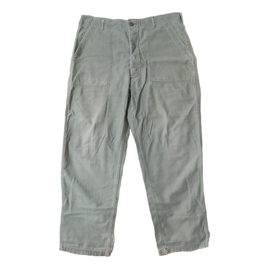 VINTAGE 70s 38inch OG-107 Baker pants -U.S.ARMY-