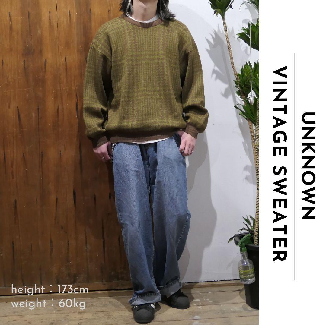 VINTAGE M Knit sweater -UNKNOWN-