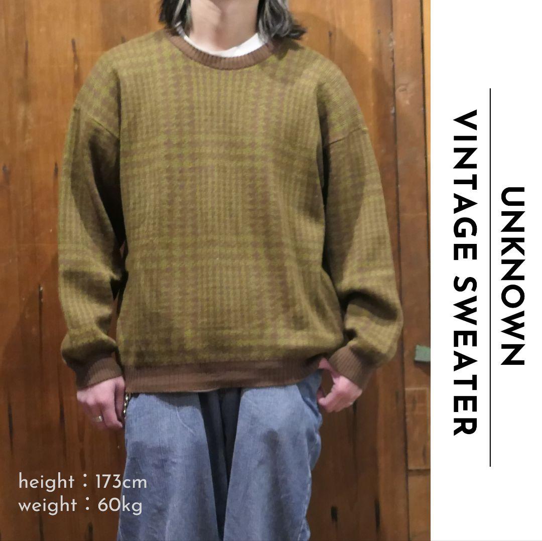 VINTAGE M Knit sweater -UNKNOWN-
