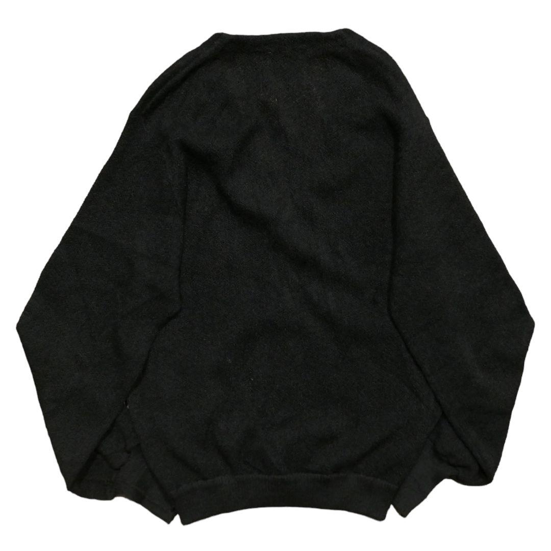VINTAGE 60-70s M-L Alpaca 100% Knit Cardigan -Kauffman's California-