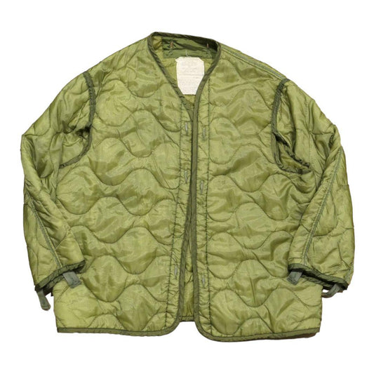 VINTAGE 70s L M-65 Quilting Liner Jacket -U.S.ARMY-