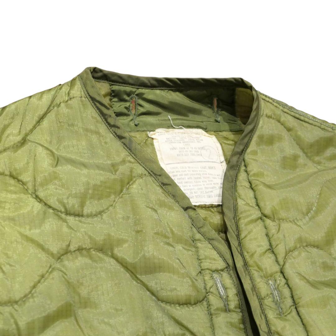 VINTAGE 70s L M-65 Quilting Liner Jacket -U.S.ARMY-