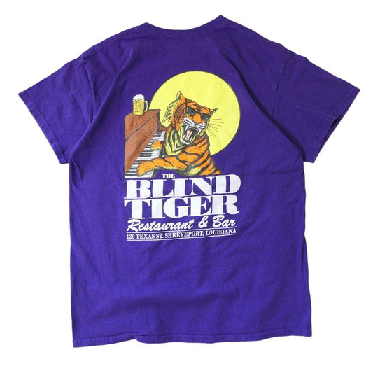 USED S~M Corporate T-shirt -SILENT TIGER-