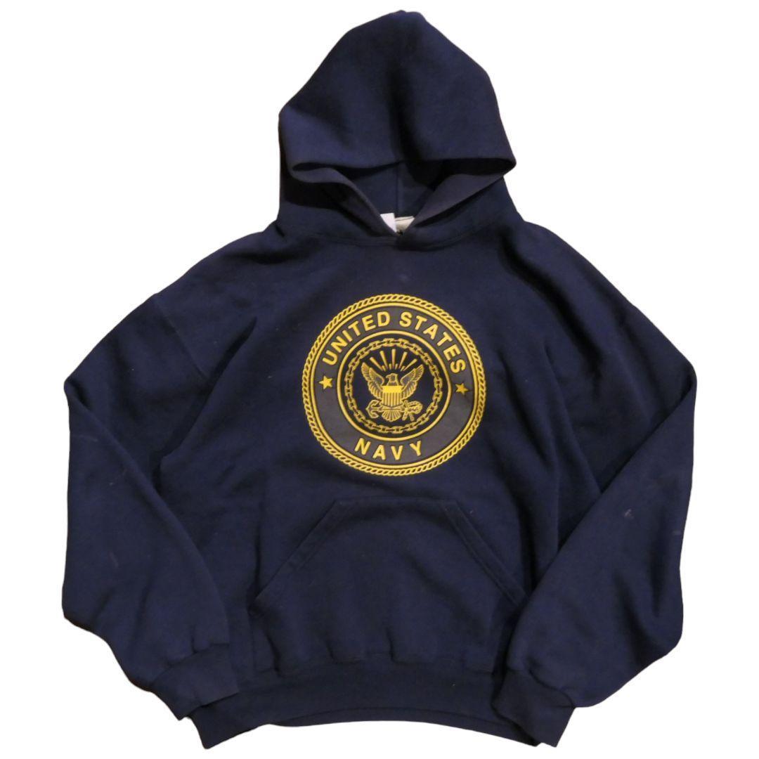 VINTAGE 90-00s L Traning Hoodie -U.S.NAVY-