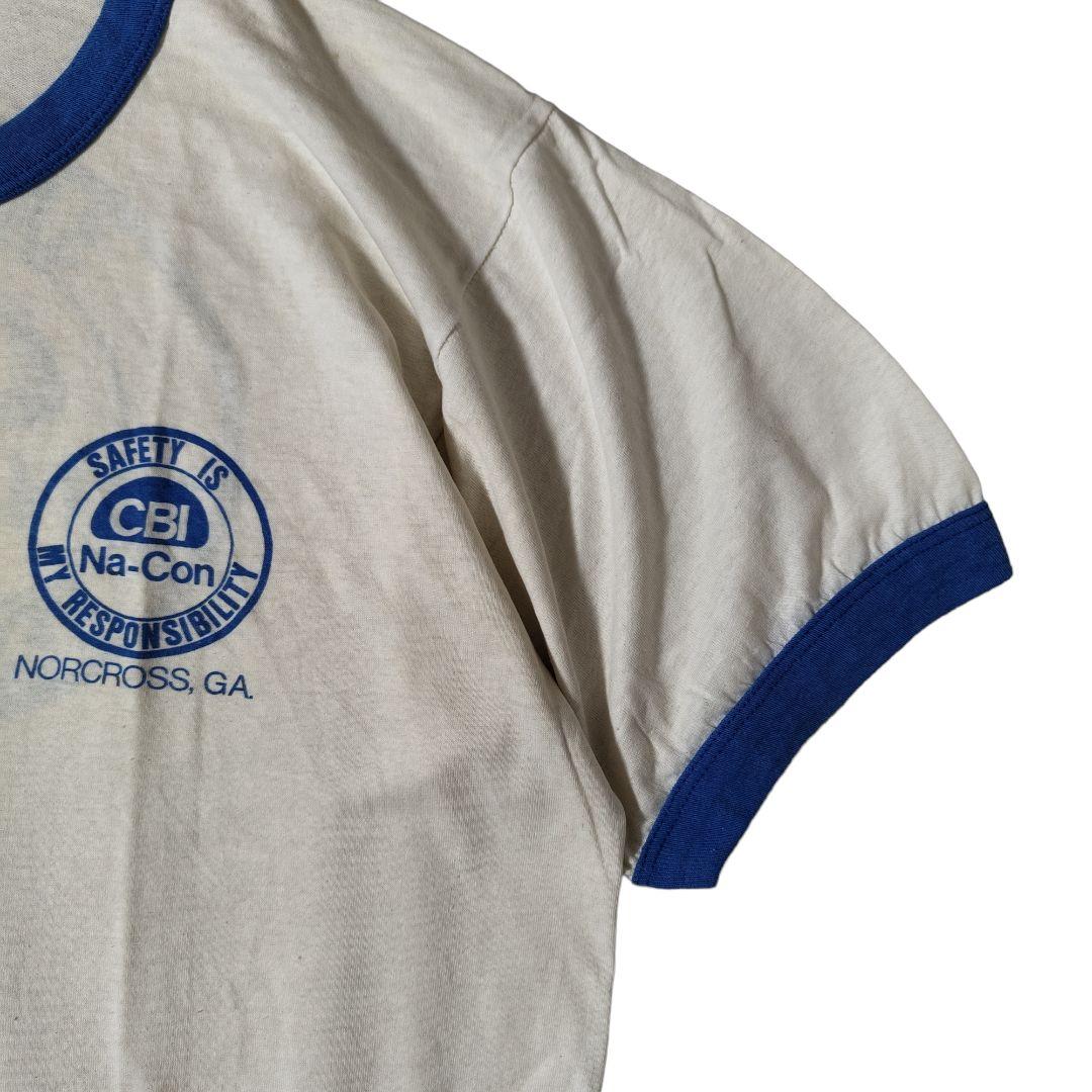 VINTAGE 80-90s M Ringer T-shirt -UNKNOWN-