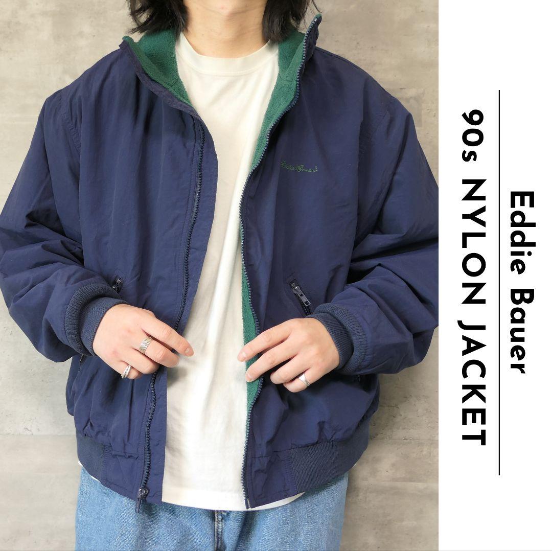 VINTAGE 90s M Nylon jacket -Eddie Bauer-