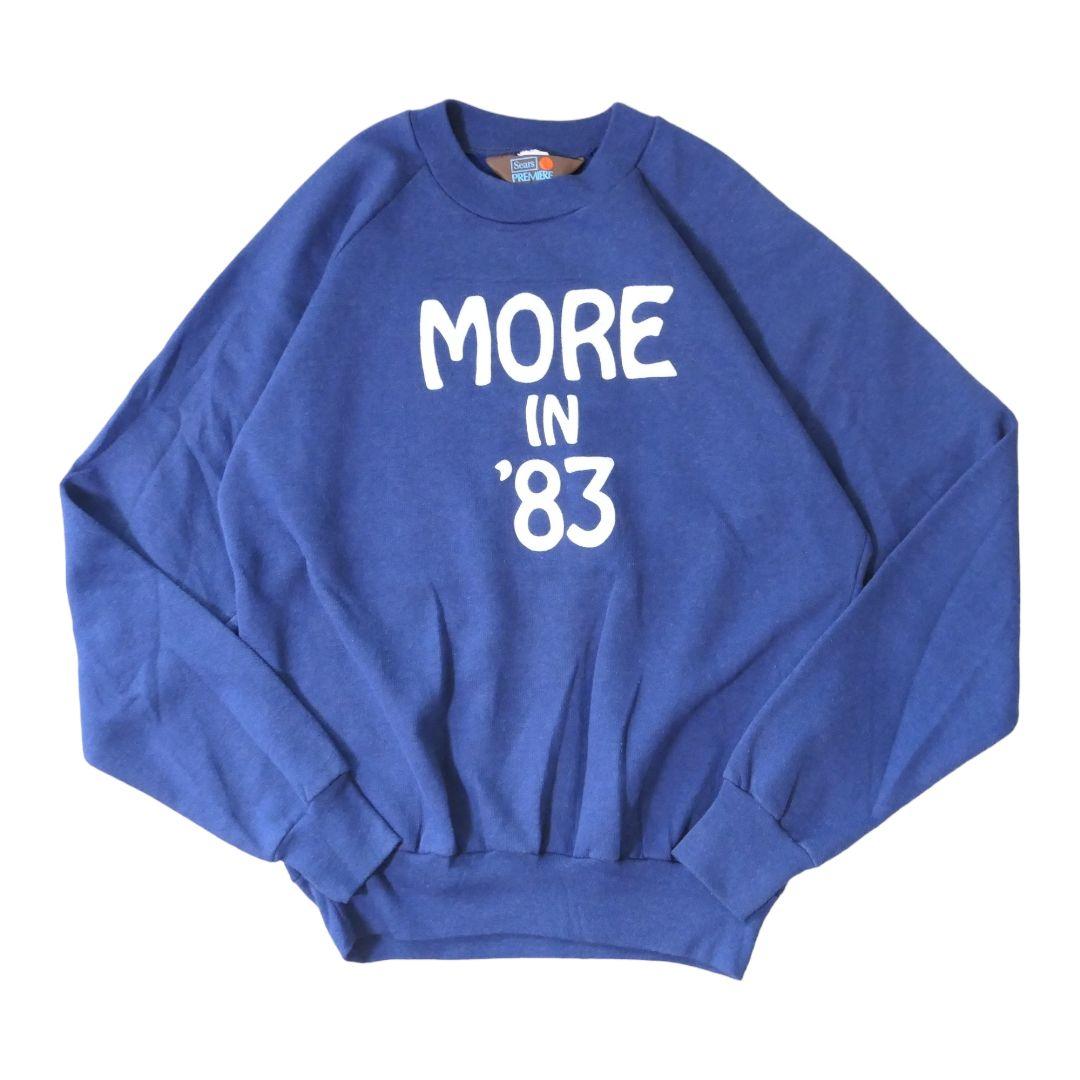 VINTAGE 80s L Printed sweat -Sears-