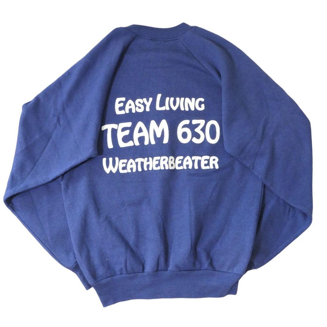 VINTAGE 80s L Printed sweat -Sears-