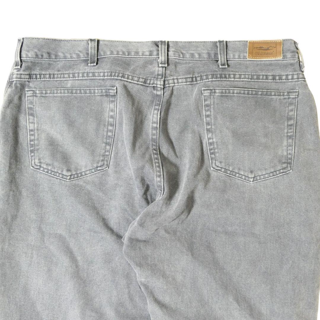 USED 40inch Black denim pants -L.L.Bean-