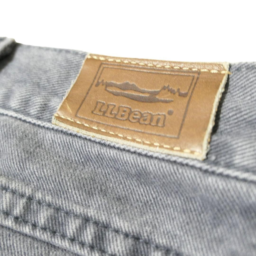 USED 40inch Black denim pants -L.L.Bean-