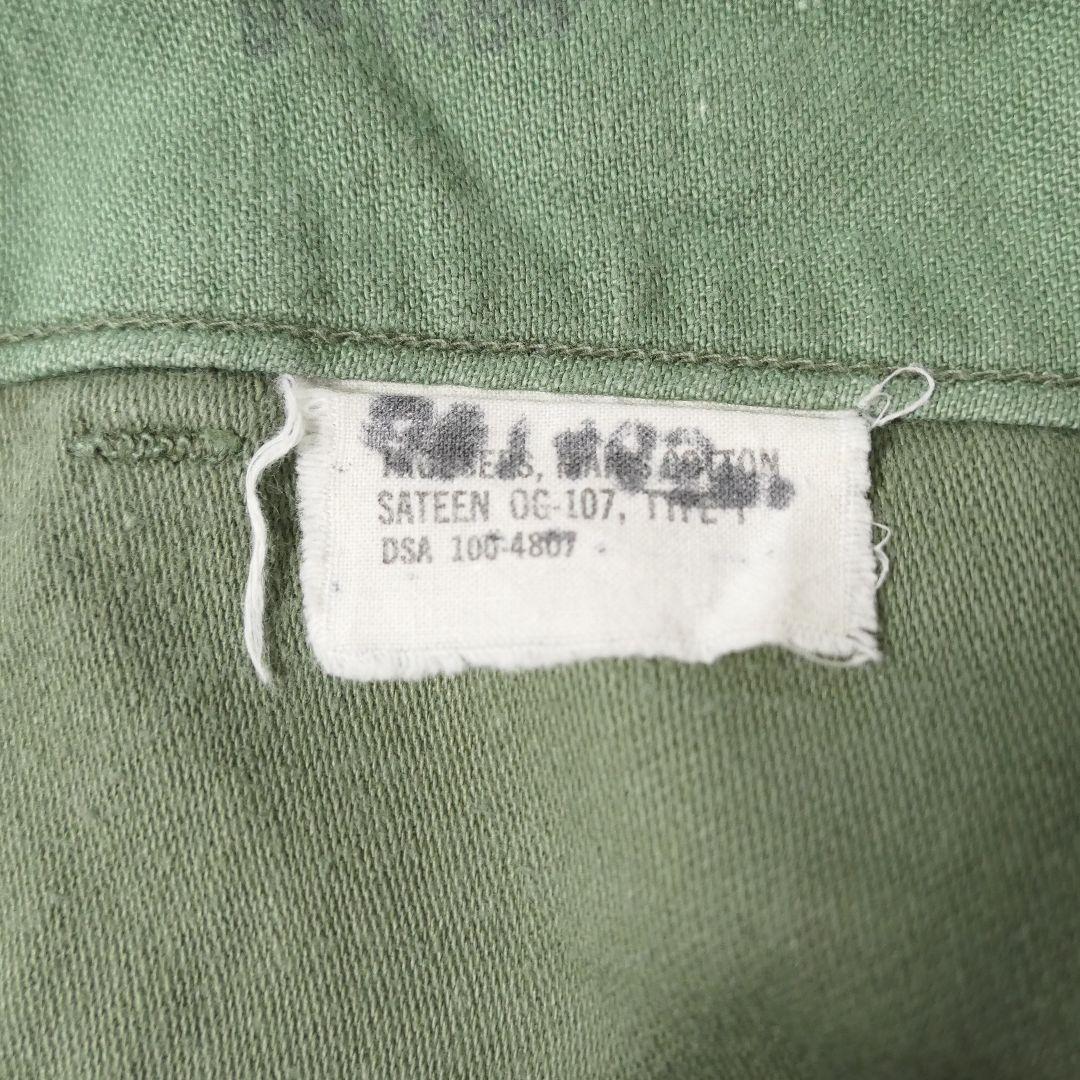 VINTAGE 60-70s 30inch OG-107 Baker pants -U.S.ARMY-