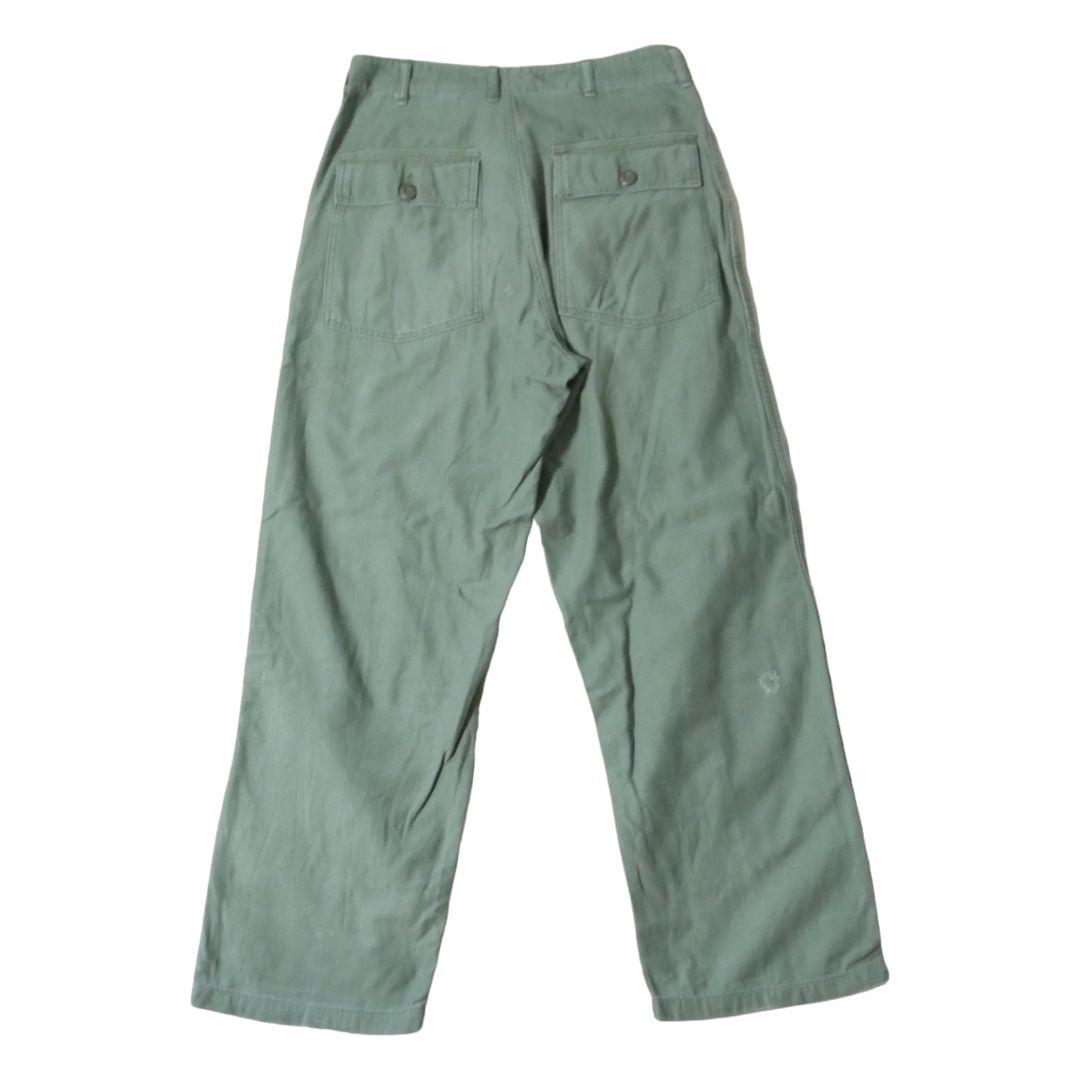 VINTAGE 60-70s 30inch OG-107 Baker pants -U.S.ARMY-