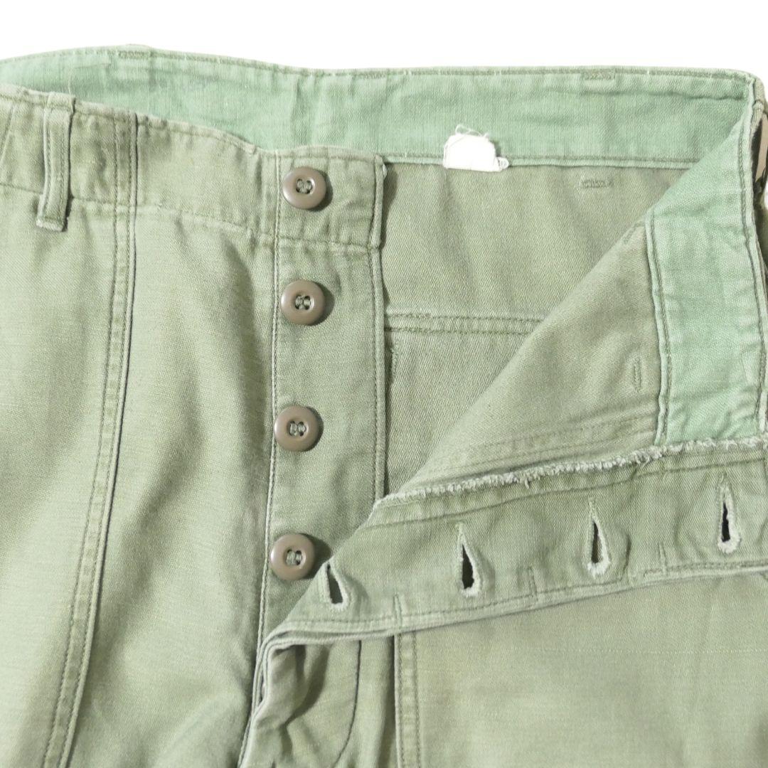 VINTAGE 60-70s 30inch OG-107 Baker pants -U.S.ARMY-