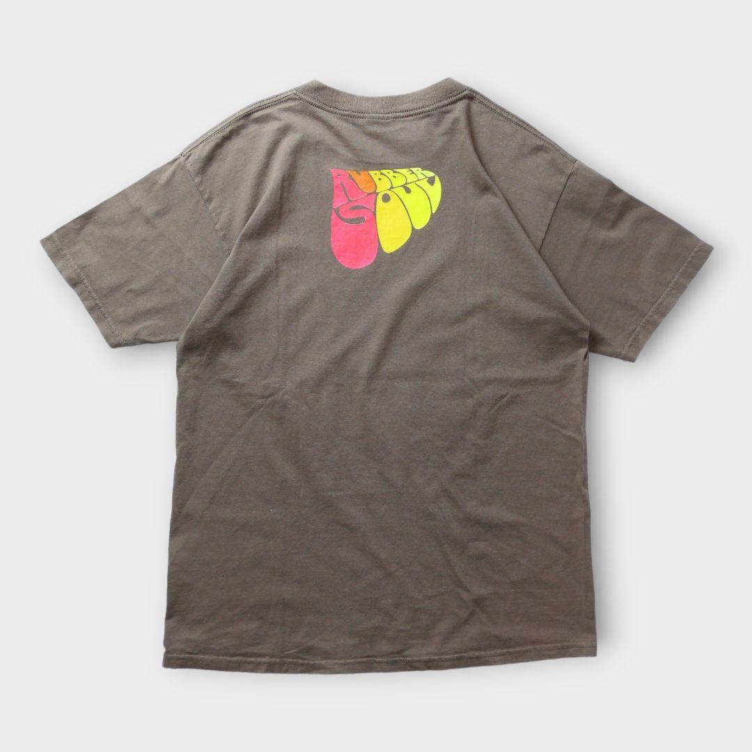 VINTAGE 90s M-L Rock Band Tee "Rubber Soul" -The Beatles-