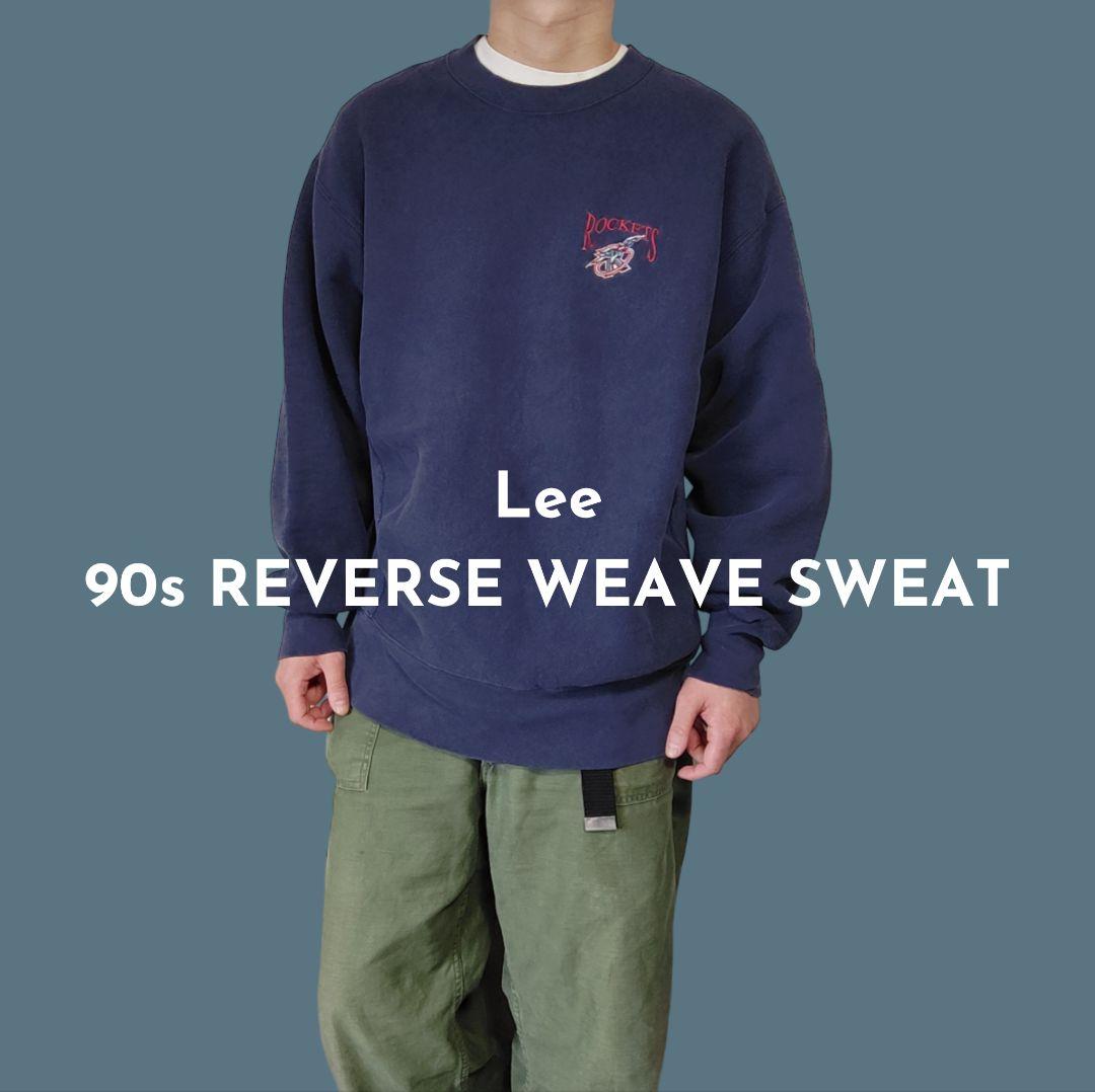 VINTAGE 90s XL Reverse weave type sweat -Lee-
