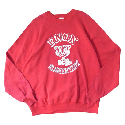 VINTAGE 80s XL Collage sweat -JERZEES-