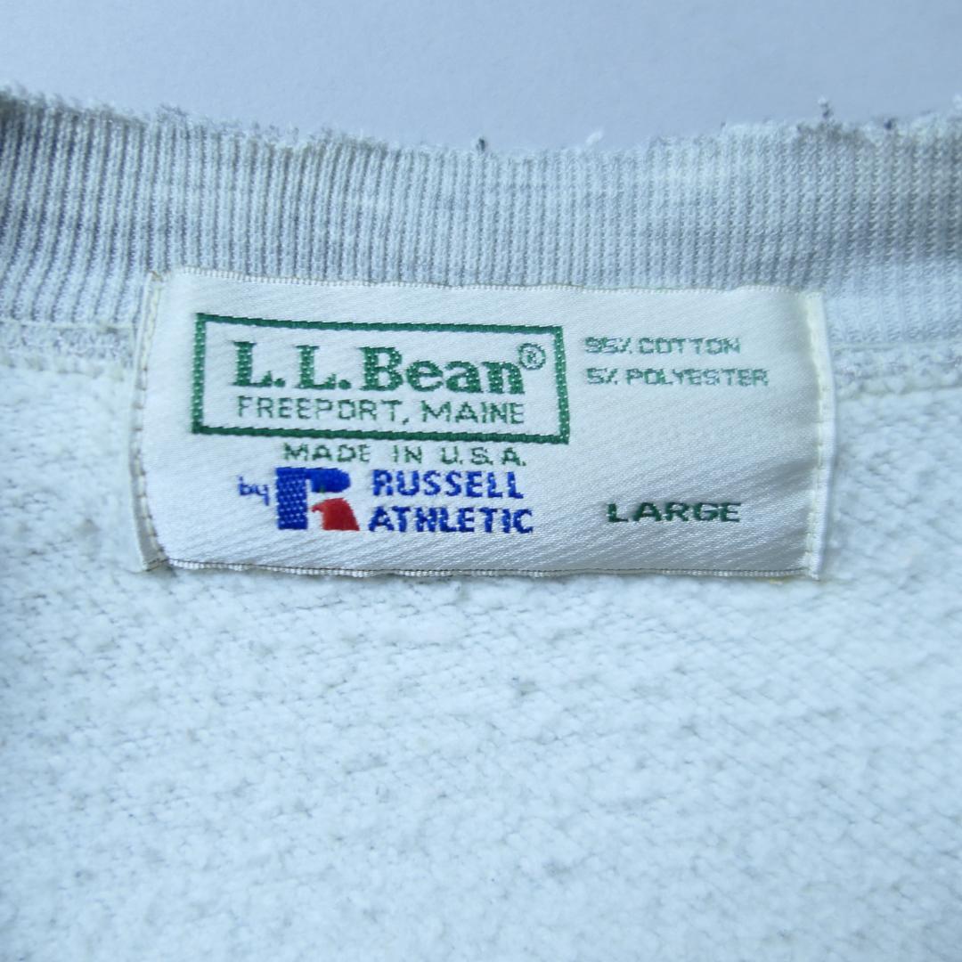 VINTAGE 90s L Logo Sweat -L.L.Bean × Russell Athletic-