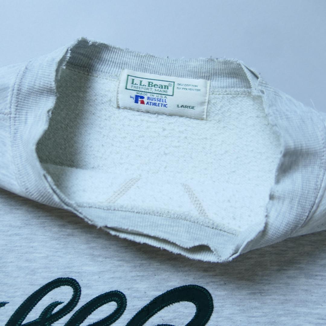 VINTAGE 90s L Logo Sweat -L.L.Bean × Russell Athletic-