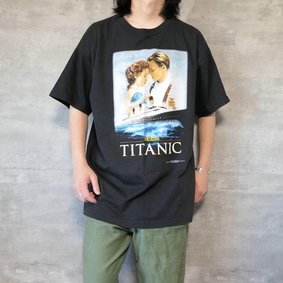 90年代ヴィンテージ｜90s ムービー TITANIC Tシャツ [L]