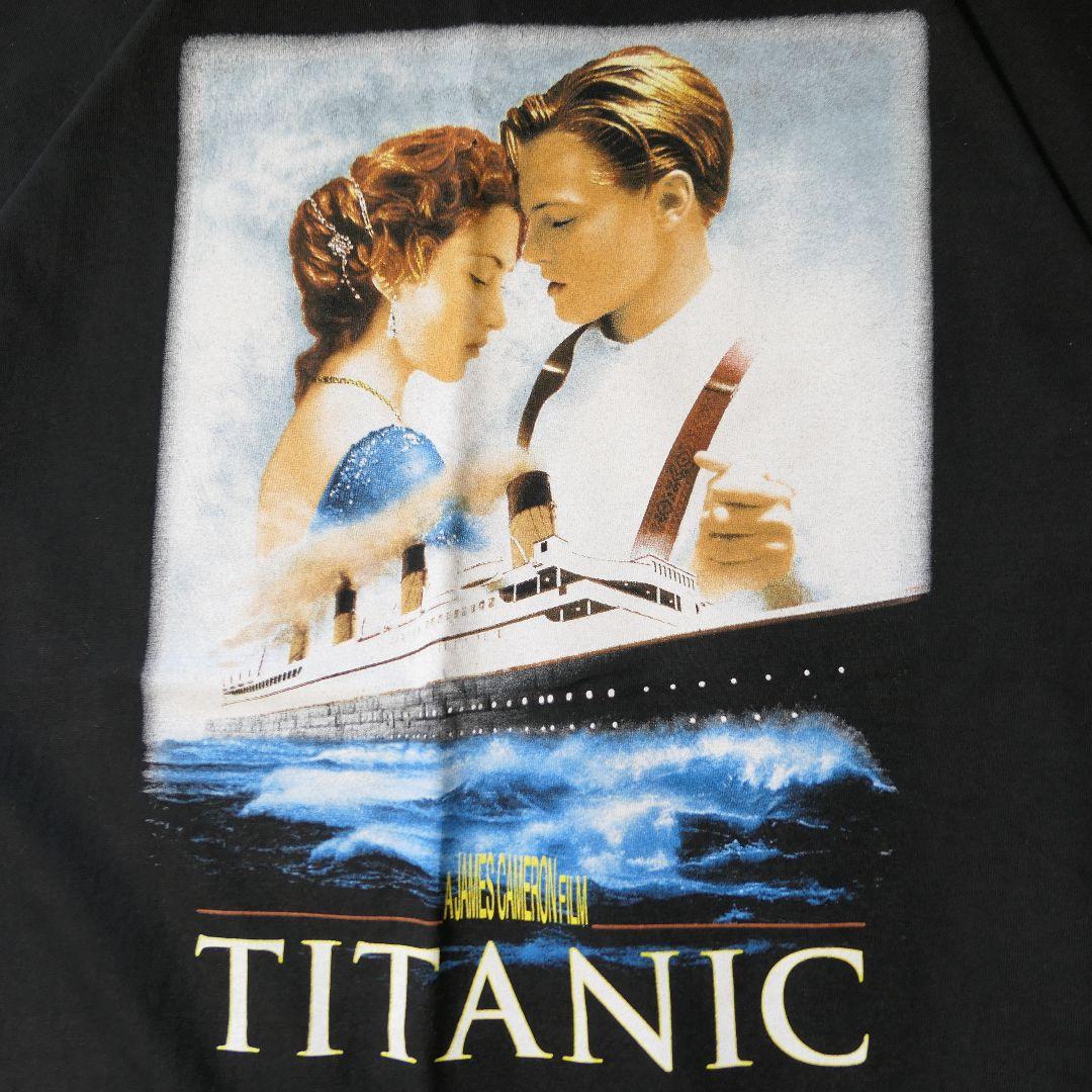 DEADSTOCK 90s XL Movie T-shirt -TITANIC-
