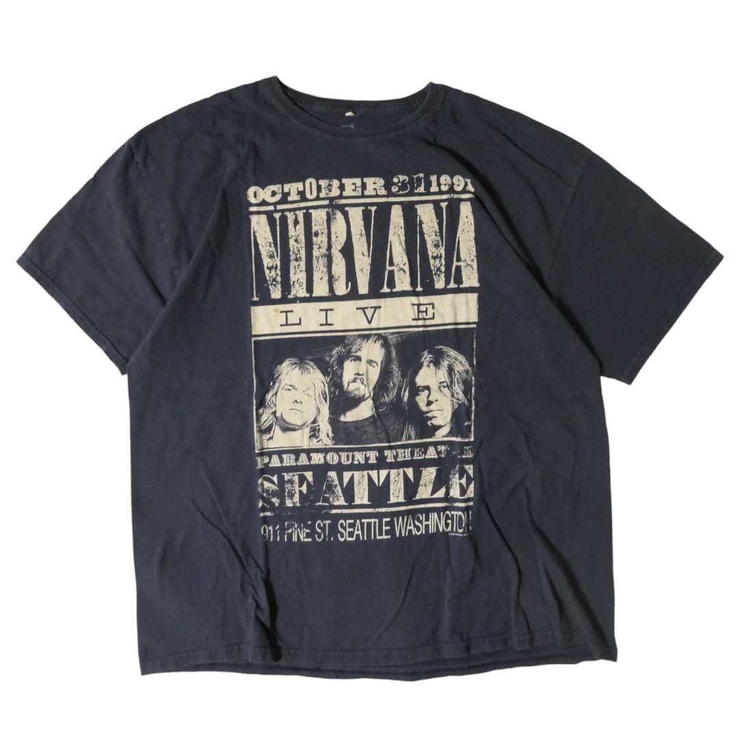 USED L Rock band T-shirt -NIRVANA-