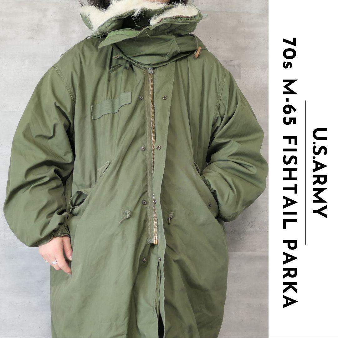 70s US.ARMY アメリカ軍 M-65 FISH TAIL モッズコート