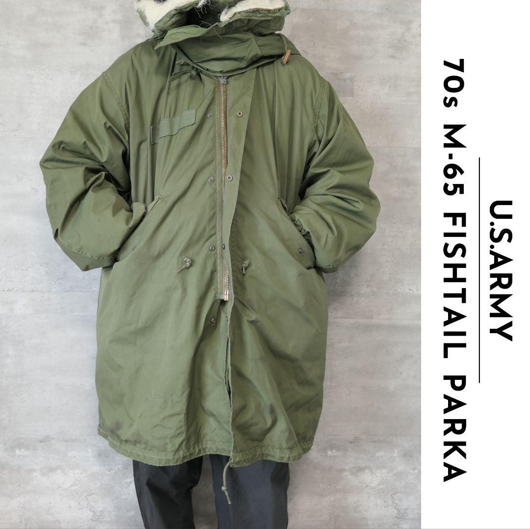 70s US.ARMY アメリカ軍 M-65 FISH TAIL モッズコート