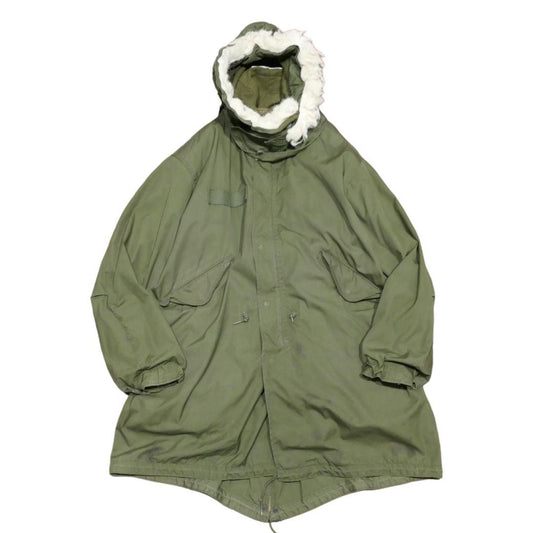 VINTAGE 70s M/R M-65 Fishtail Parka -U.S.ARMY-