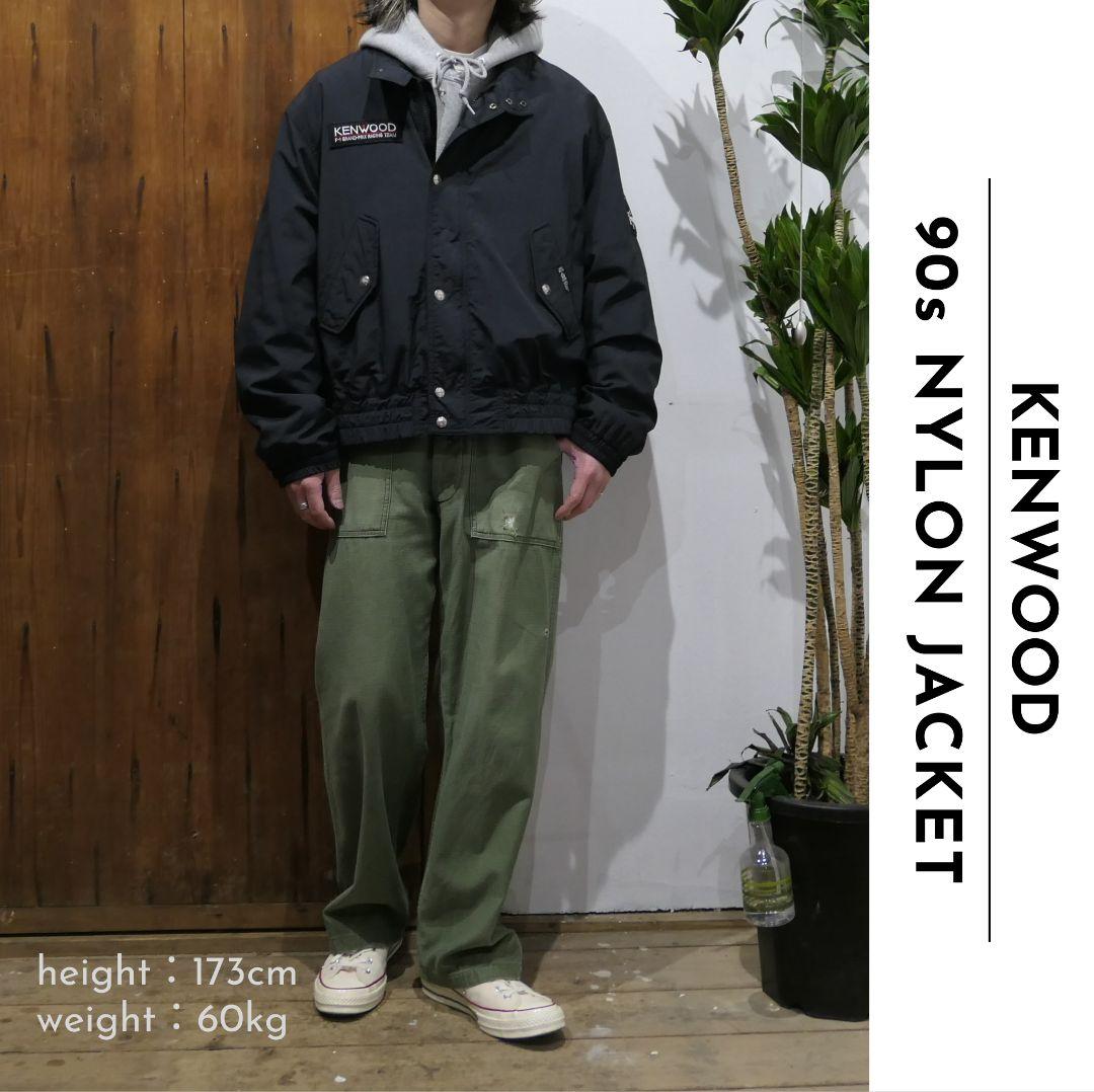 VINTAGE 90s L Nylon Jacket "KENWOOD"