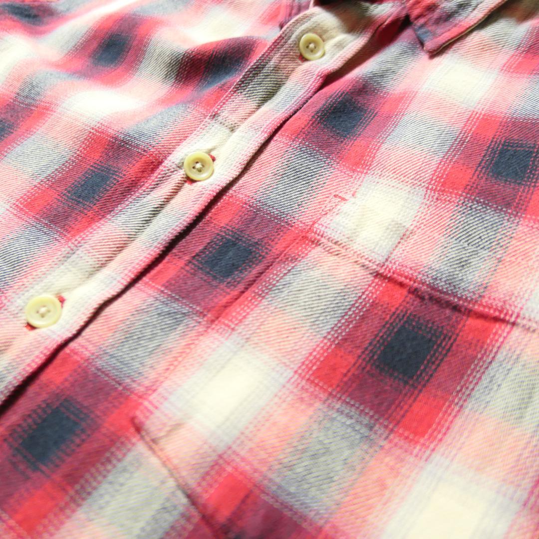 VINTAGE 00s L Ombre Check Shirt -GAP-