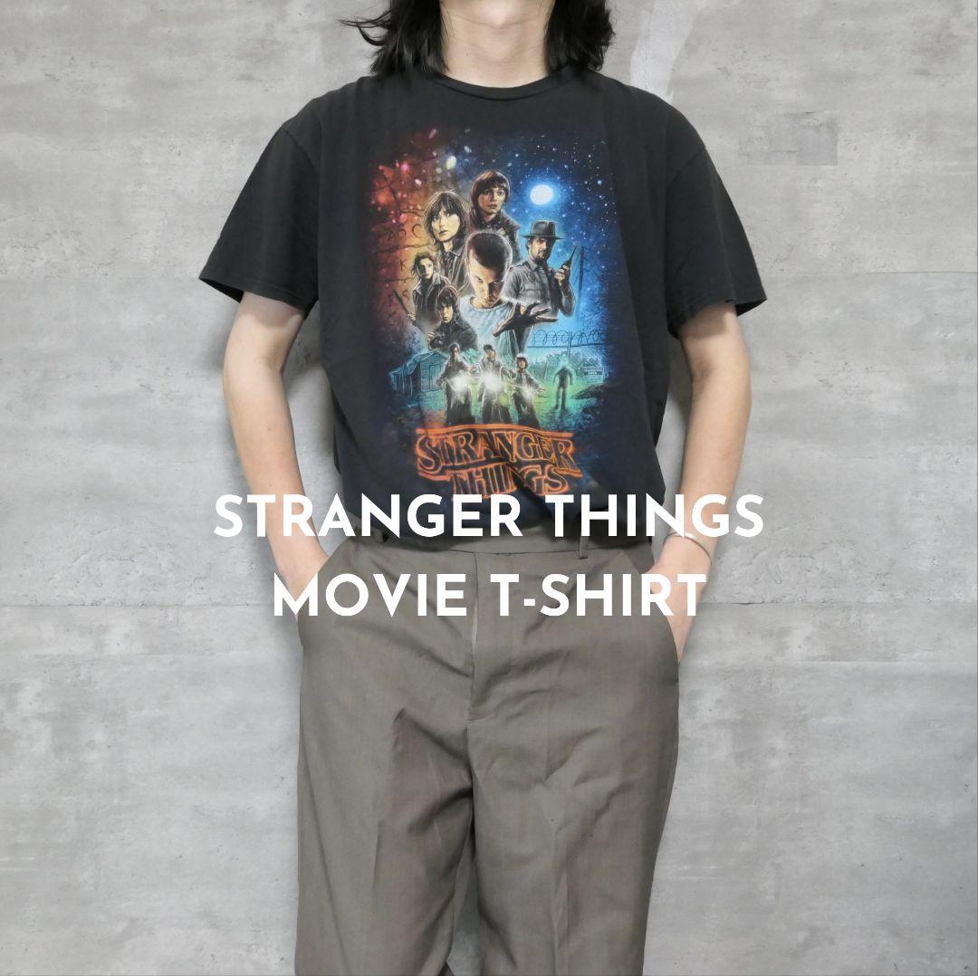 USED XL Movie T-shirt -STRANGER THINGS-
