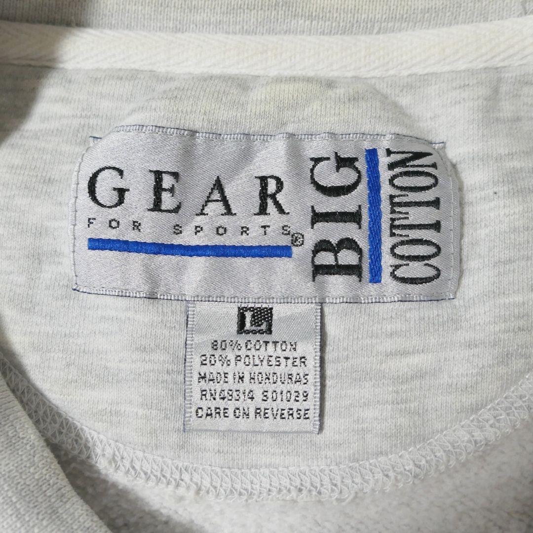 USED L Collage sweat -GEAR-