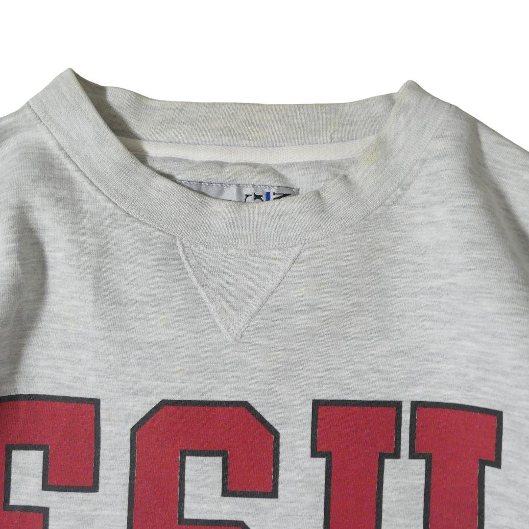 USED L Collage sweat -GEAR-