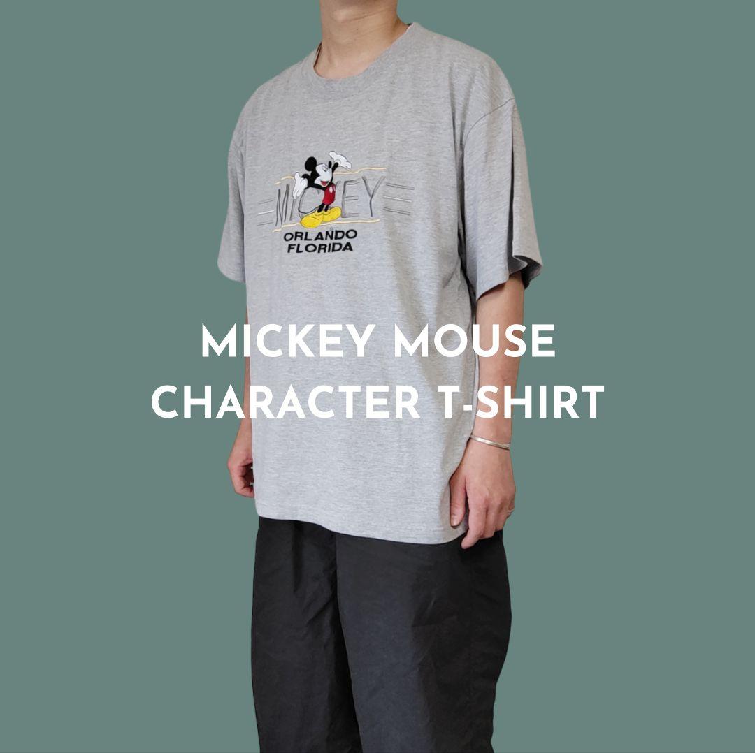 USED XL Character T-shirt -Mickey Mouse-