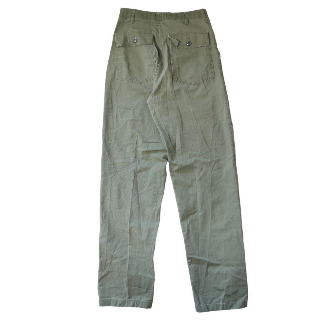 VINTAGE 70s 30inch Baker pants -U.S.ARMY-