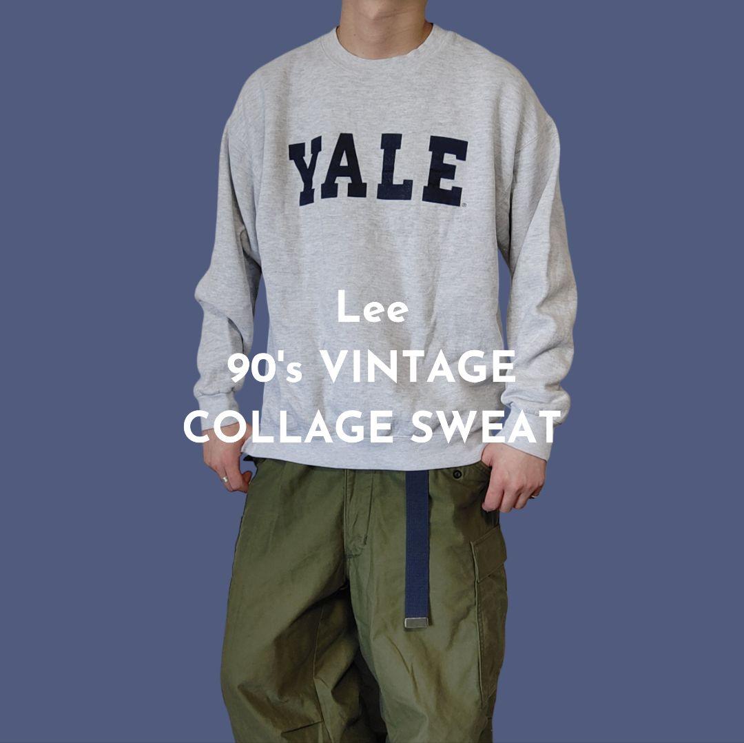 Vintage 90s L Lee Collage sweat -YALE-