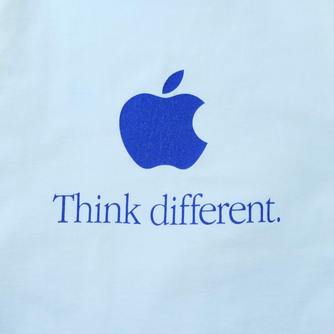 VINTAGE 90-00s XL Promotion Tee "Think Different" -Apple-