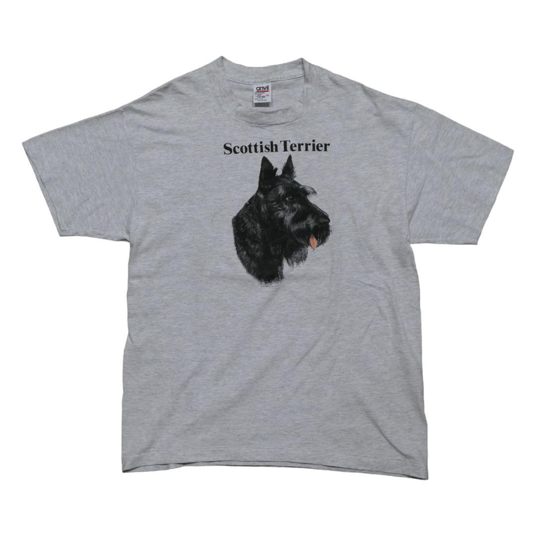 VINTAGE 90s XL Dog Print Tee -TELETREND COLS-