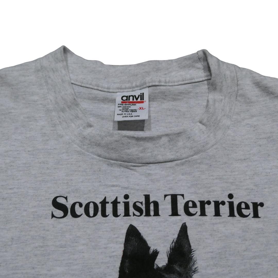 VINTAGE 90s XL Dog Print Tee -TELETREND COLS-