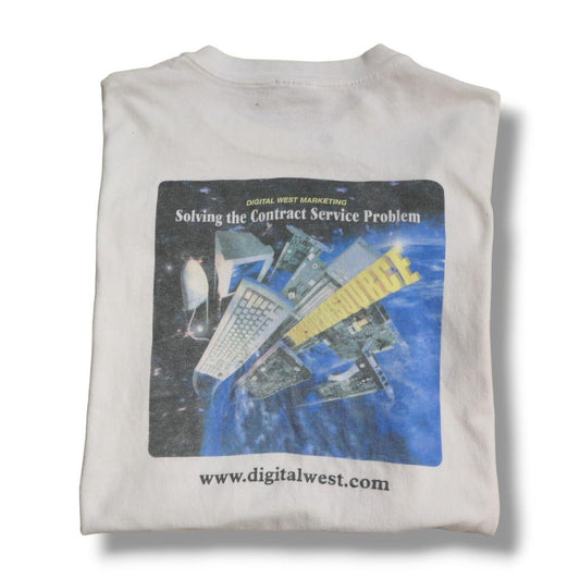 VINTAGE 90s Promotion Tee -Digital West Marketing-