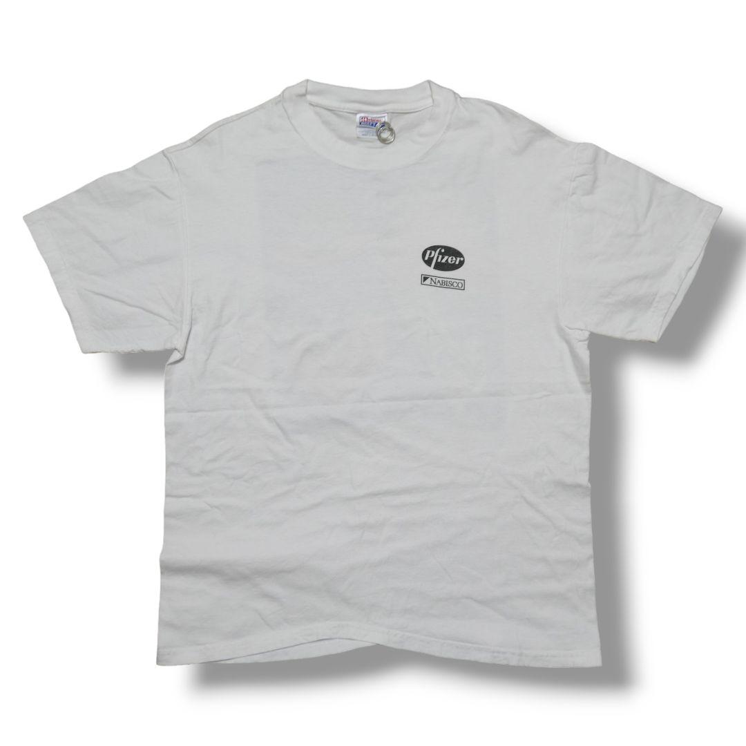 VINTAGE 90-00s L Promotion Tee -Pfizer × NABISCO-